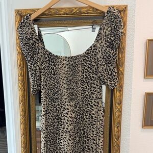 & Other Stories Animal Print Dress